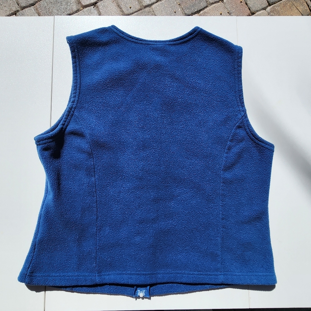 L.L. Bean Vintage Polartec Fleece Full Zip Vest Sz M - Picture 2 of 10